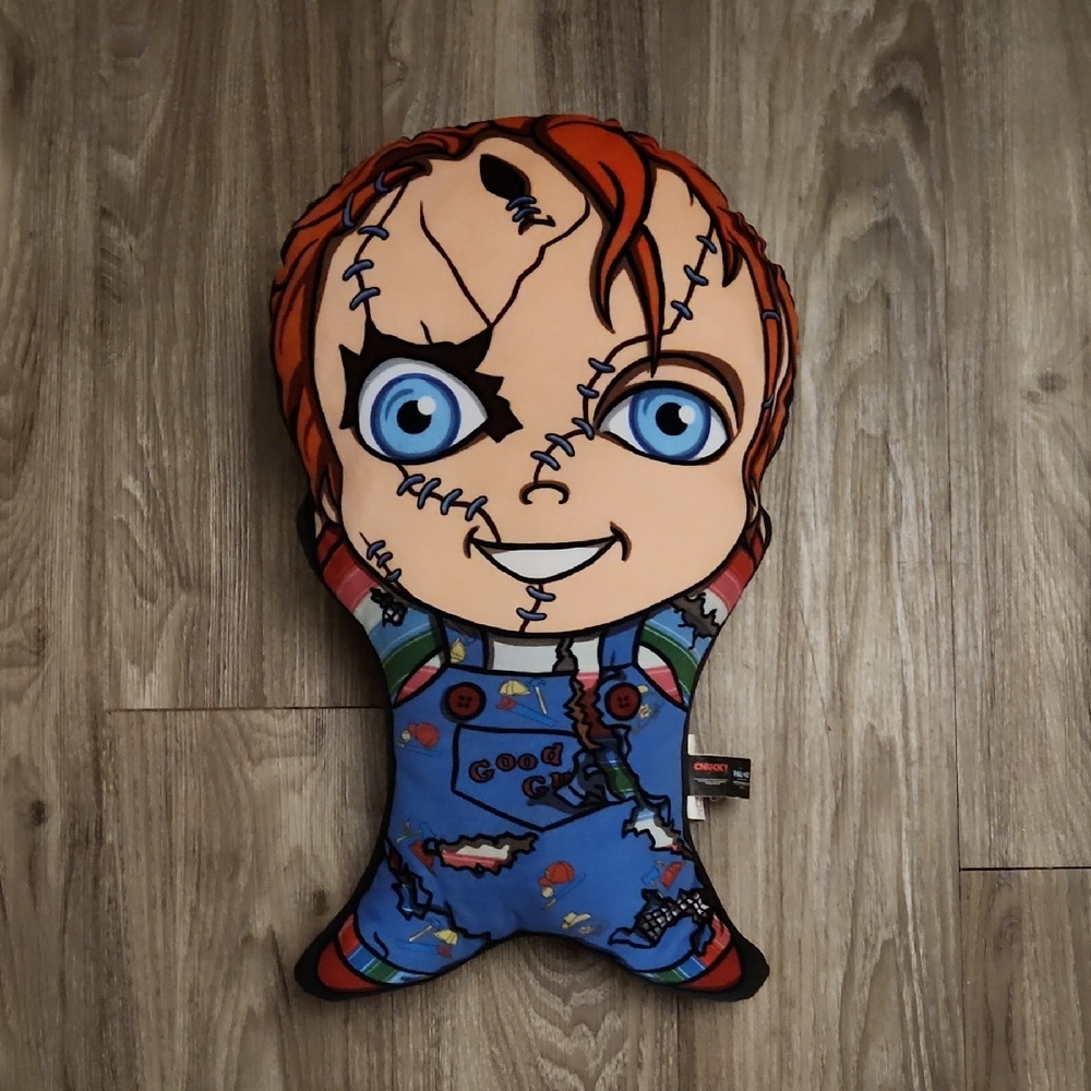 Child's Play Chucky Pal-O Character Polyester Stuffed Good Guy Throw Pillow